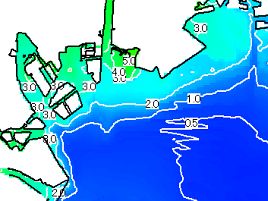 暑い時期の湾奥釣行には貧酸素水塊分布予測が必見かも