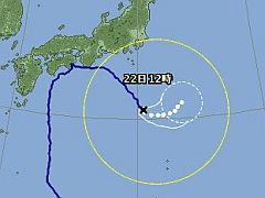 台風6号