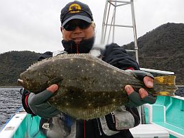 年末年始伊豆合宿 ヒラメ4安打固め打ちでえっへん丸なのだ