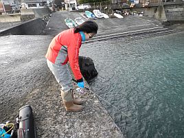 年末年始伊豆合宿 2012年釣り納めは子供カサゴ早掛け対決