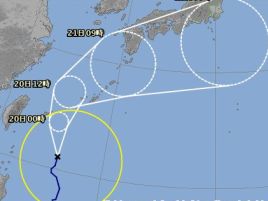 あらら…今週末は台風4号のせいで……釣行無理かなぁ？