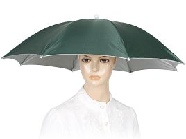 100％ウケ狙いだけど熱中症対策に傘のような帽子欲しいw