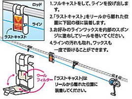 釣行毎のPEの掃除＆メンテに「ラストキャスト」が便利そう!!