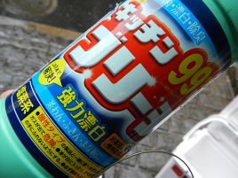 ビシにからんだコマセカスは塩素系漂白剤に漬ければ溶ける