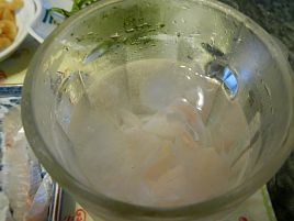 カイワリやアジの刺身と相性ばっちりな和製カクテルガリ酎