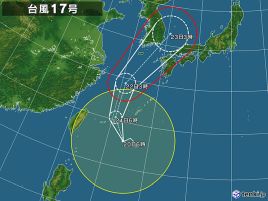 台風17号…21日・22日は大阪で23日に帰京ってどうなん？