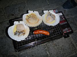 【コロナで自粛】陽気がよいので玄関先で焼き鳥屋さん開店