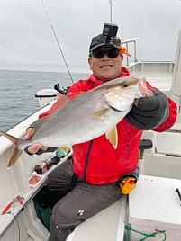 小サバ湧いてカイワリお留守。カンパチはいてくれたよ～