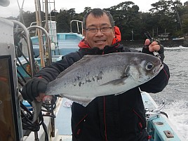 庄吉丸の下に15匹目のオニカサゴ…でも16匹目はおあずけ