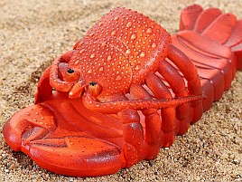 頭悪そうと思いつつイセエビビーサンがめっちゃ欲しいかも