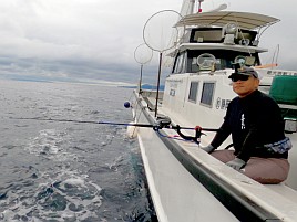 唯一のこれは!?な魚信は奪食いで…伊豆アカムツまたも撃沈