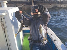 今年も初釣りは初心に帰って和彦丸からキス＆アジリレーへ