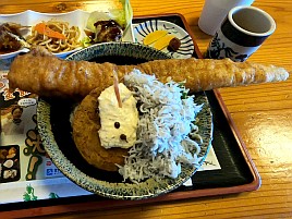【番外編】倉橋島で巨大アナゴしらす天丼＆激旨お好み焼き