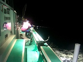 下田沖でクロムツ5匹。うち4匹は40センチ超で最大46センチ