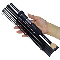仕舞寸30センチ・並継7ピースのこっそり竿「ミニモバ7SE」
