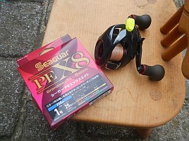 スティーレ100PGに新品のPE1号を巻いてアマラバの準備完了
