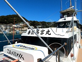 波2mに一投目前から既に船酔いリタイヤ気味でキンメ7匹