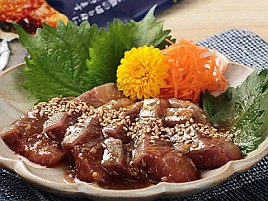 大アジ＆イナダ用にKALDI「博多ごまさば風漬けだれ」買う