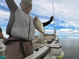 ウィリーにはほぼ塩対応で…25upお刺身カイワリでツ抜け