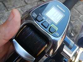 ビーストマスター2000糸巻き完了。PE3号500m＋黒PE50m