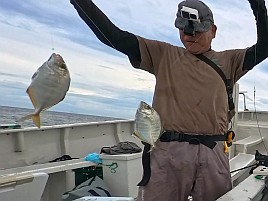 尺級多数良型揃いの初島沖カイワリに笑いがとまらんかった