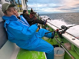 シロアマ2＋アマダイ3のすぐ隣でポニョのみだった釣り納め