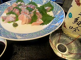 カイワリ刺はやはり最高♪ イサキ刺もたまに食うとまずまず