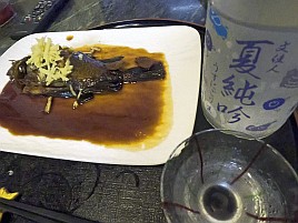 夏の美酒佳肴1弾は文佳人 夏純吟うすにごりとメバル煮付け